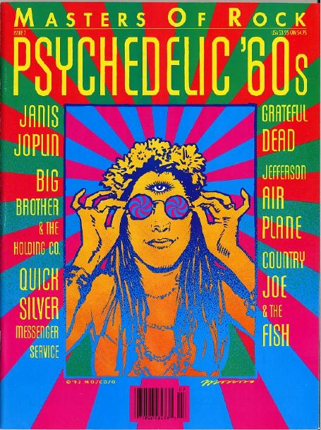 Cover of Masters of Rock  Issue 7  Psychedelic  60s